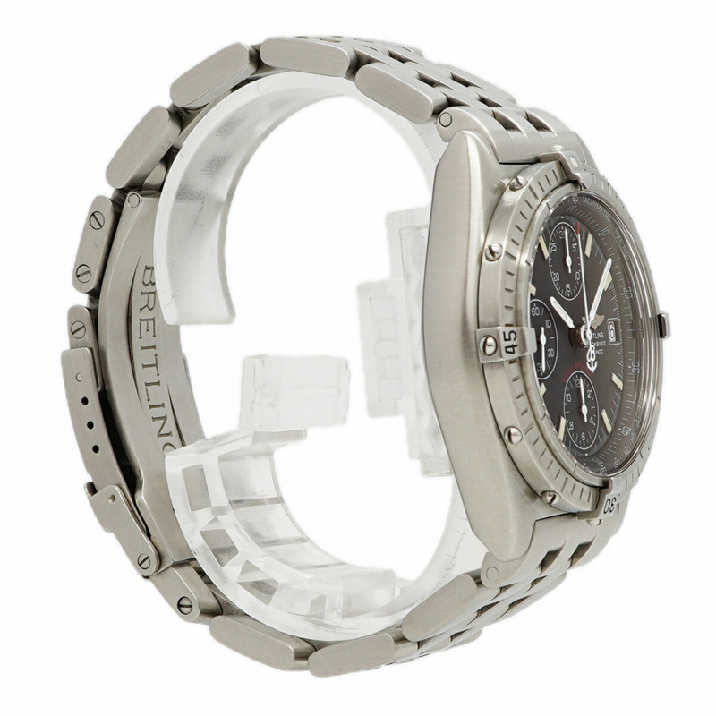百年靈 Chronomat A13050.1 灰色錶盤男士腕錶-2