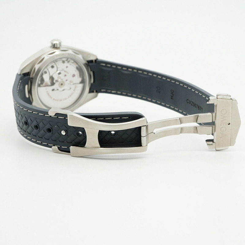 歐米茄海馬系列 220.12.41.21.03.002 藍色錶盤男士腕錶-3