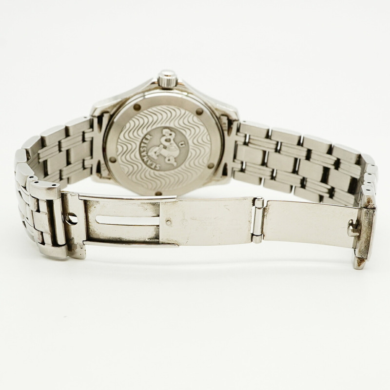 歐米茄海馬系列 2501.81 藍色錶盤男士腕錶-3