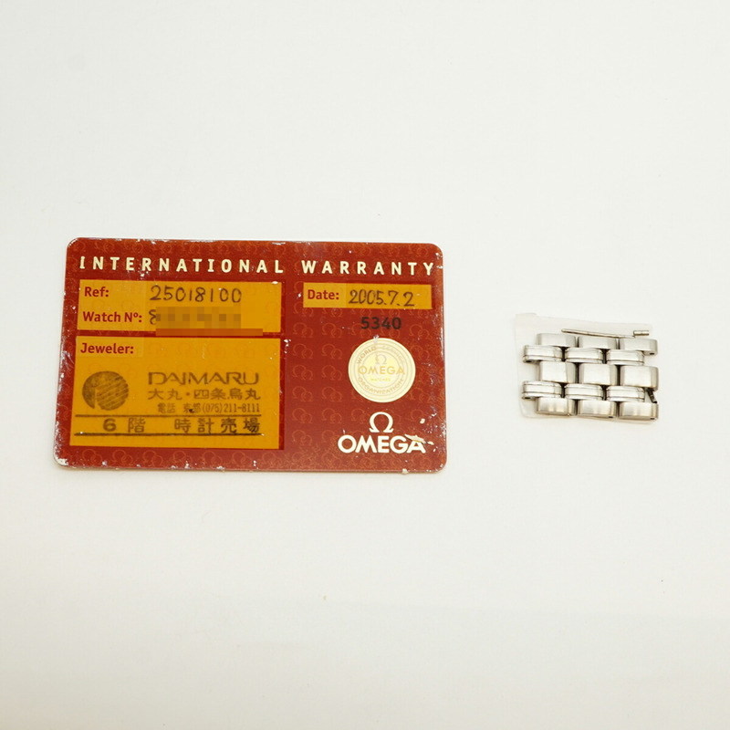 歐米茄海馬系列 2501.81 藍色錶盤男士腕錶-9