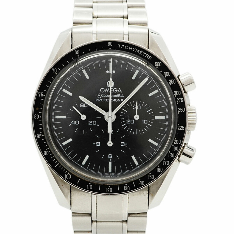 歐米茄超霸系列3570.50黑色錶盤男士腕錶-0