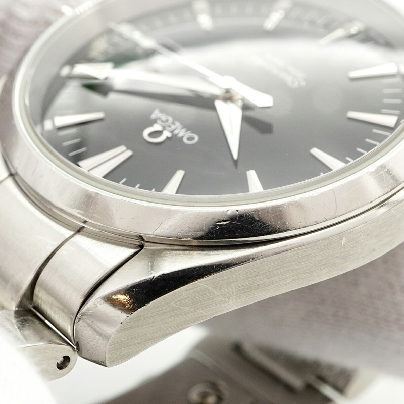 歐米茄海馬系列 2517.50 黑色錶盤男士腕錶-6