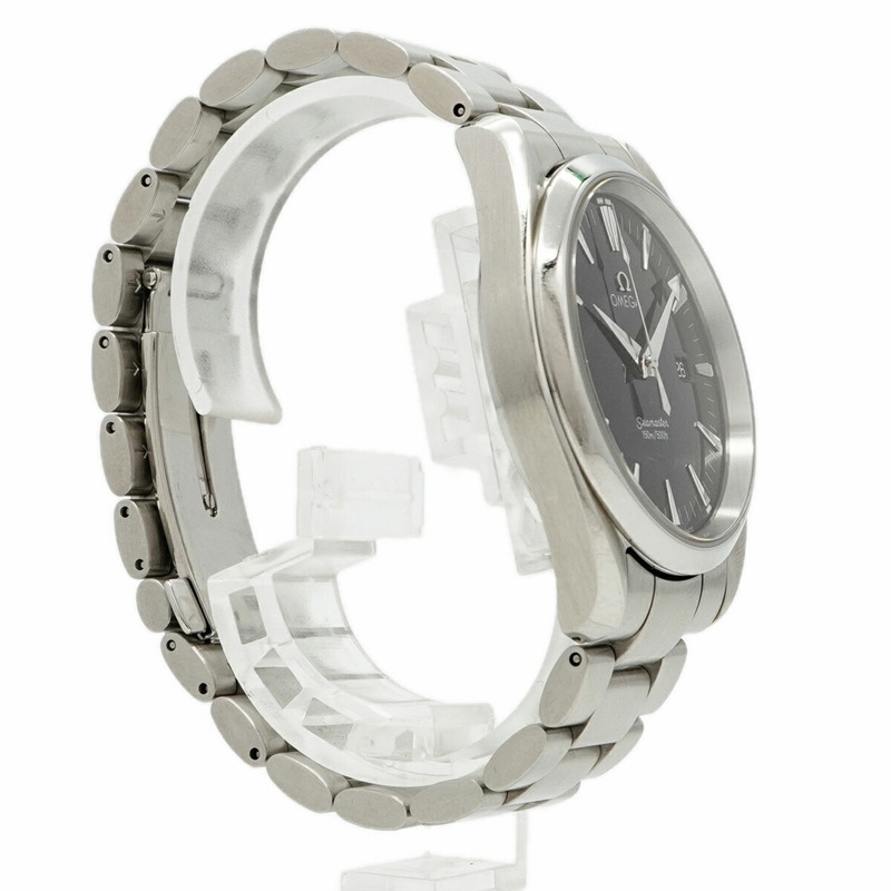 歐米茄海馬系列 2517.50 黑色錶盤男士腕錶-2