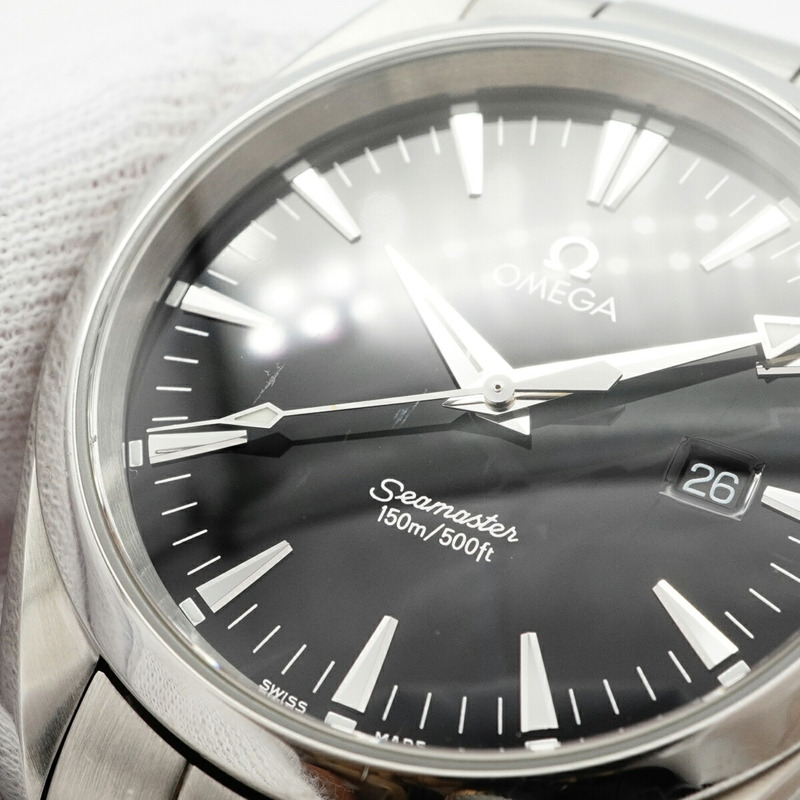 歐米茄海馬系列 2517.50 黑色錶盤男士腕錶-6