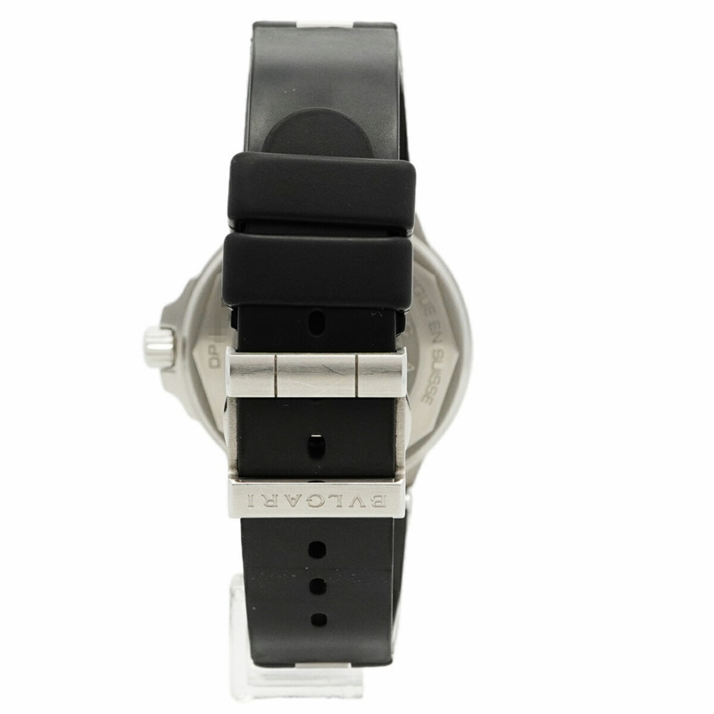 寶格麗 Diagono Professional Scuba Aqua DP42SSD 黑色錶盤男士腕錶-7