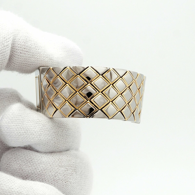 香奈兒 Matelassé H0475 黑色錶盤小姐腕錶-5