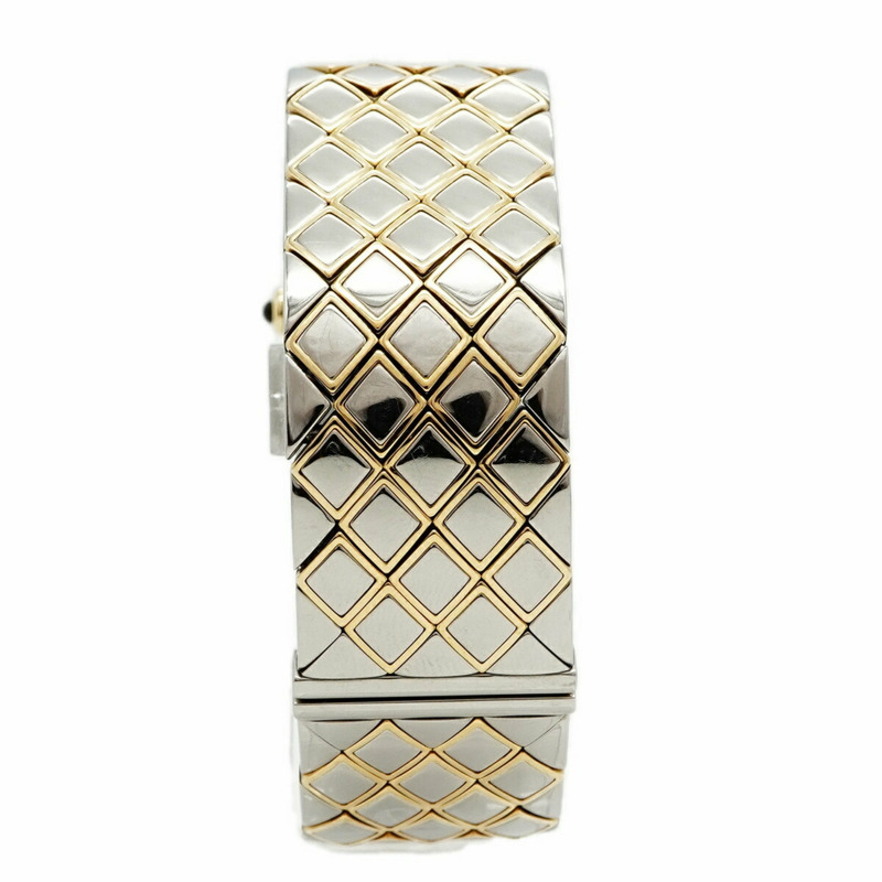 香奈兒 Matelassé H0475 黑色錶盤小姐腕錶-7