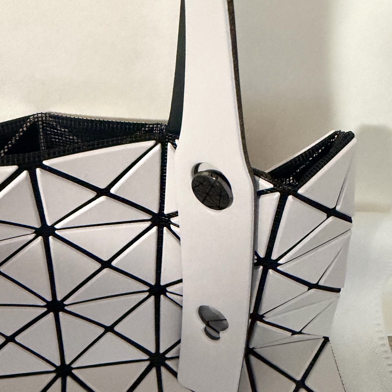 BAO BAO ISSEY MIYAKE 皮質菱格S托特包-2