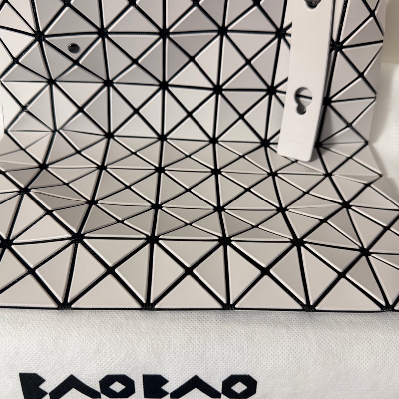 BAO BAO ISSEY MIYAKE 皮質菱格S托特包-7
