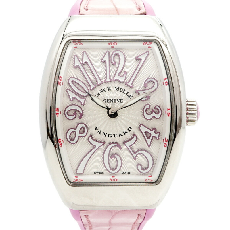 Franck Muller Vanguard V29 銀色錶盤小姐腕錶-0