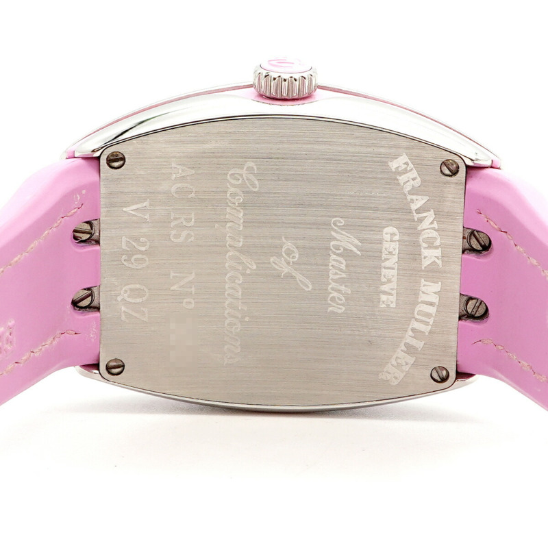 Franck Muller Vanguard V29 銀色錶盤小姐腕錶-4