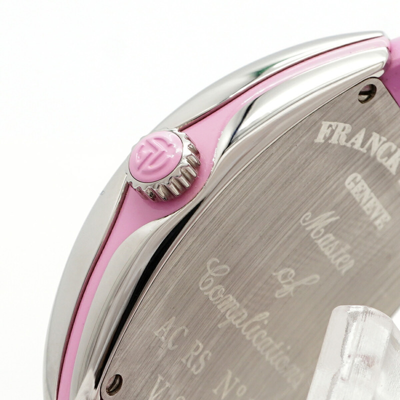 Franck Muller Vanguard V29 銀色錶盤小姐腕錶-7