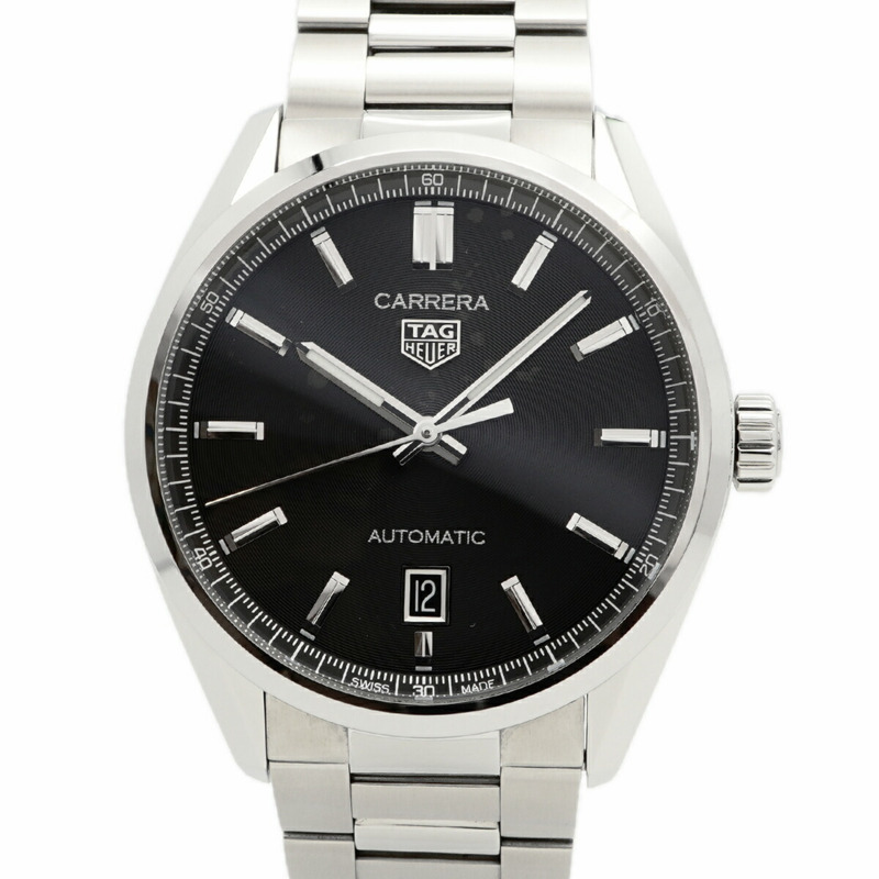 TAG Heuer 豪雅卡萊拉 WBN2110 黑色錶盤男士腕錶-0