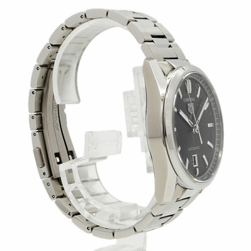 TAG Heuer 豪雅卡萊拉 WBN2110 黑色錶盤男士腕錶-2