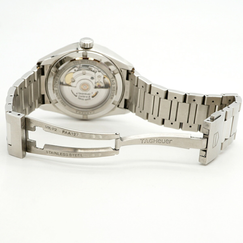 TAG Heuer 豪雅卡萊拉 WBN2110 黑色錶盤男士腕錶-3