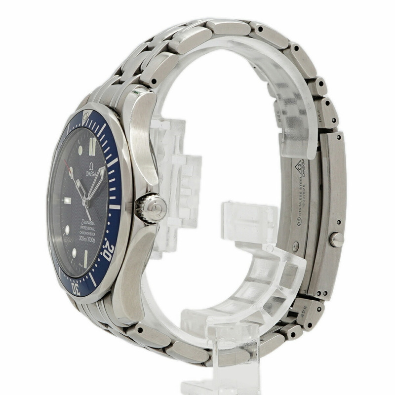 歐米茄海馬系列 2531.80 海軍藍錶盤男士腕錶-1