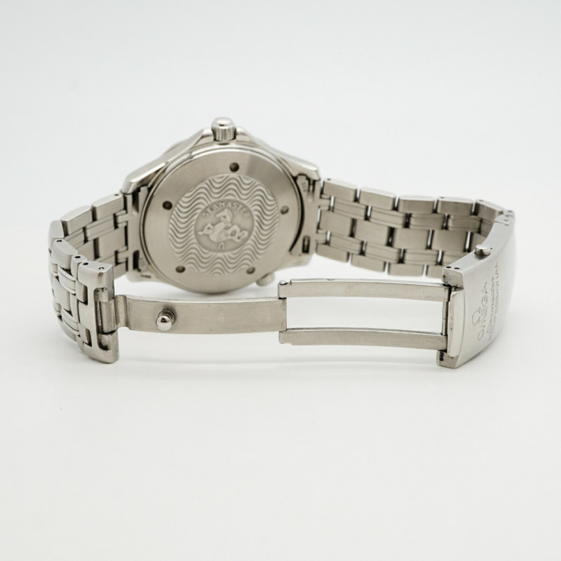 歐米茄海馬系列 2531.80 海軍藍錶盤男士腕錶-3