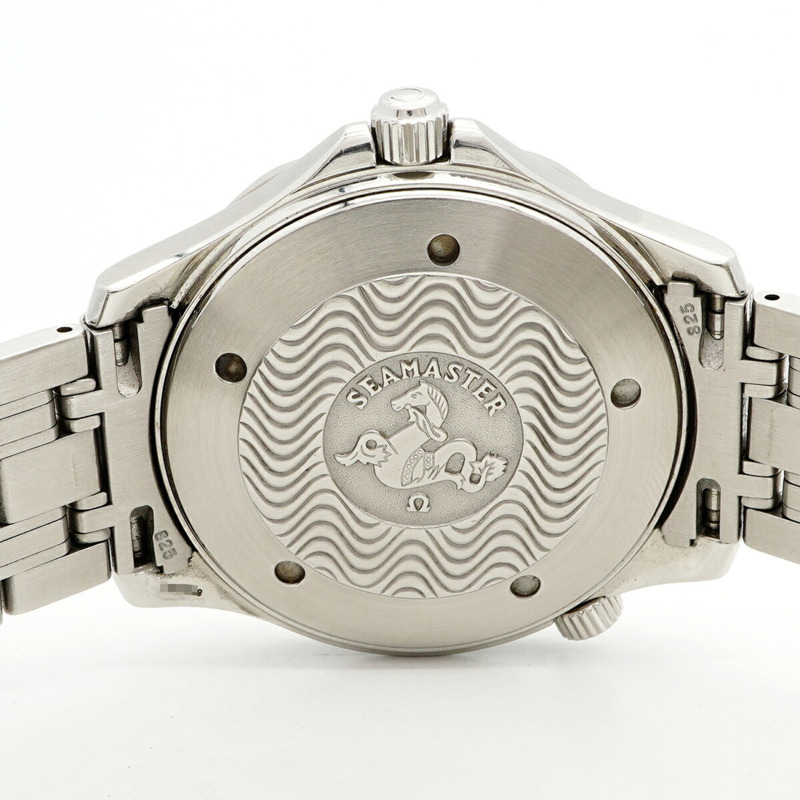 歐米茄海馬系列 2531.80 海軍藍錶盤男士腕錶-4