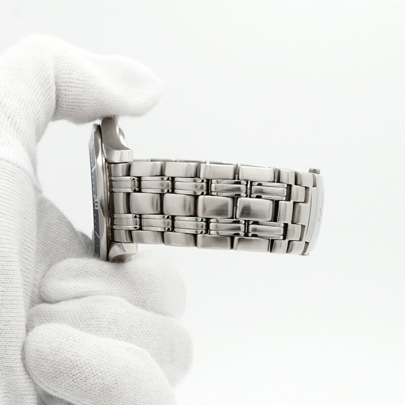 歐米茄海馬系列 2531.80 海軍藍錶盤男士腕錶-5