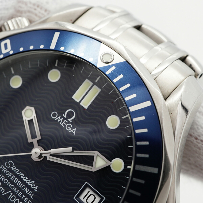 歐米茄海馬系列 2531.80 海軍藍錶盤男士腕錶-6