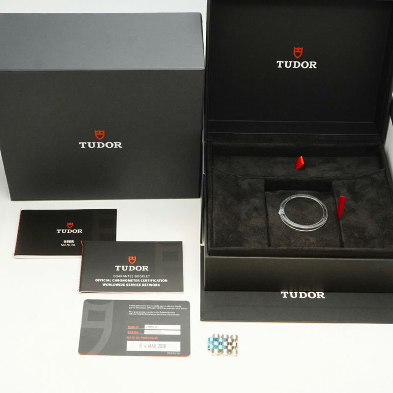 帝舵碧灣系列39 79660海軍藍錶盤男士腕錶-8