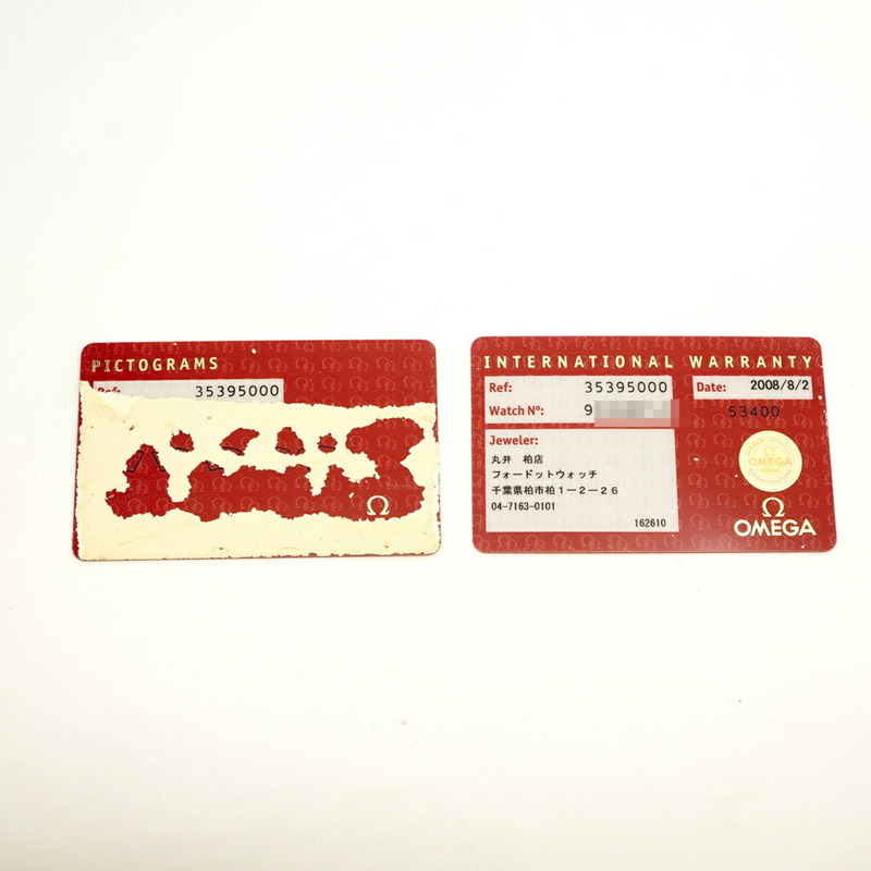 歐米茄超霸系列3539.50黑色錶盤男士腕錶-9