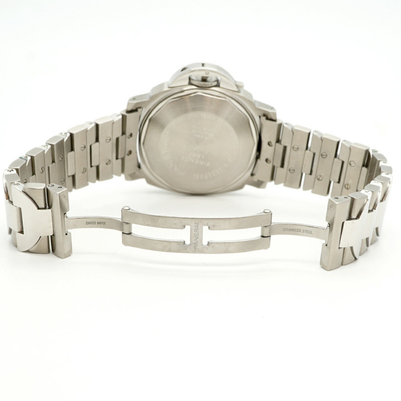 沛納海 Luminor Marina PAM00051 白色錶盤男士腕錶-3