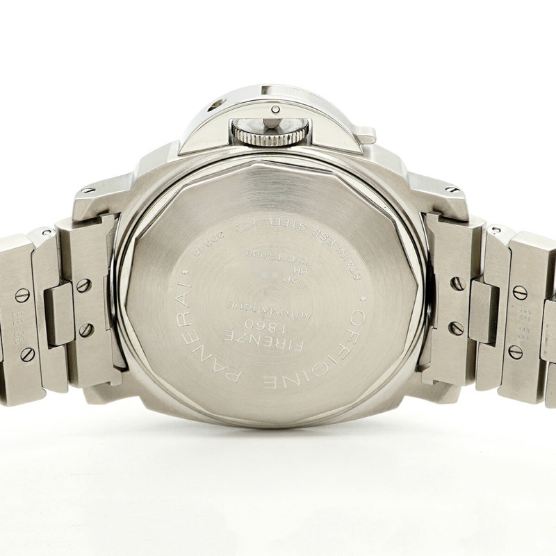 沛納海 Luminor Marina PAM00051 白色錶盤男士腕錶-4