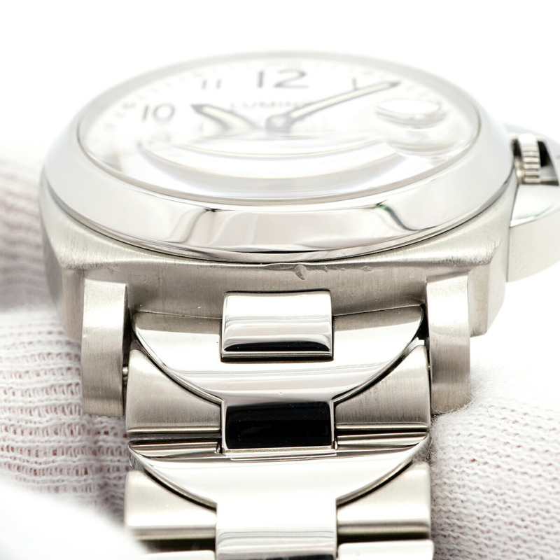 沛納海 Luminor Marina PAM00051 白色錶盤男士腕錶-6