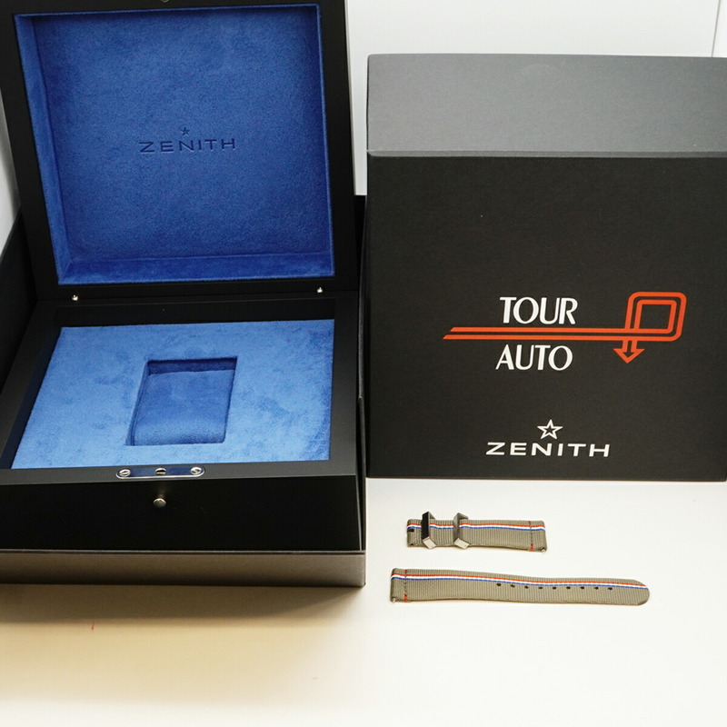 真力時 Chronomaster 1969 工具自動腕錶 03.2046.4061 灰色錶盤男士腕錶-7