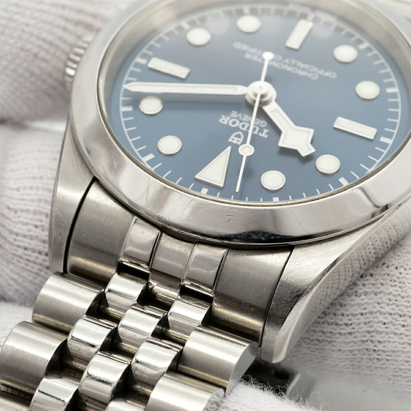 帝舵碧灣系列39 79660海軍藍錶盤男士腕錶-6