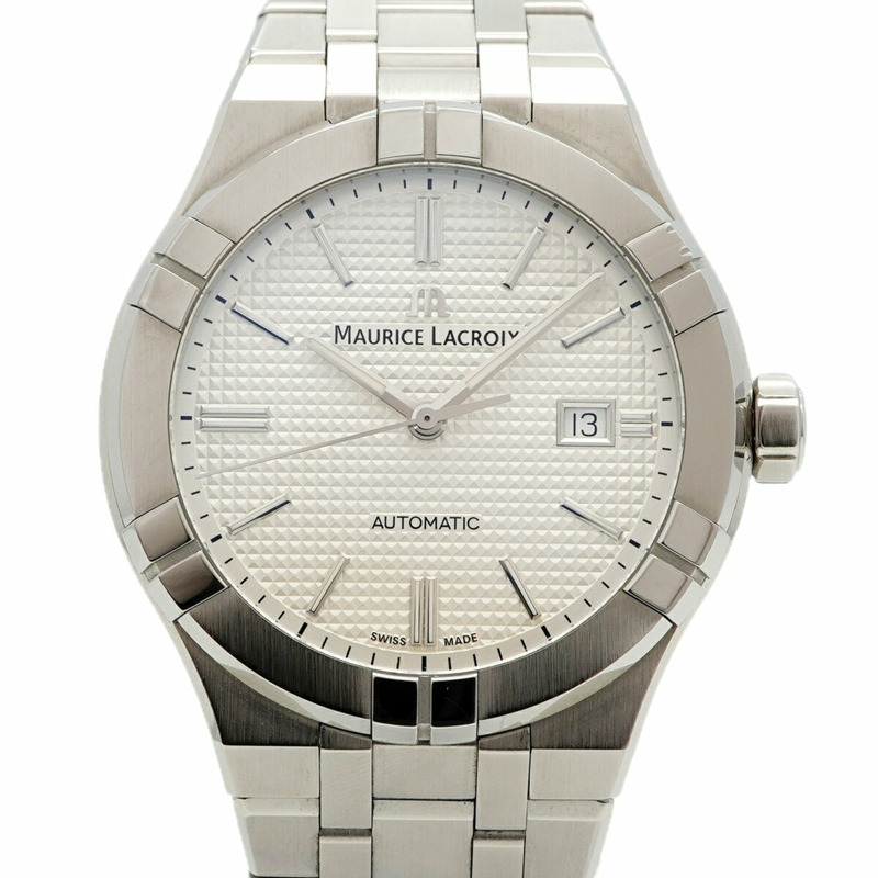 Maurice Lacroix Aikon AI6008-SS002-130-1 銀色錶盤男士腕錶-0