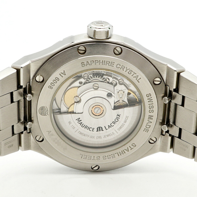 Maurice Lacroix Aikon AI6008-SS002-130-1 銀色錶盤男士腕錶-4