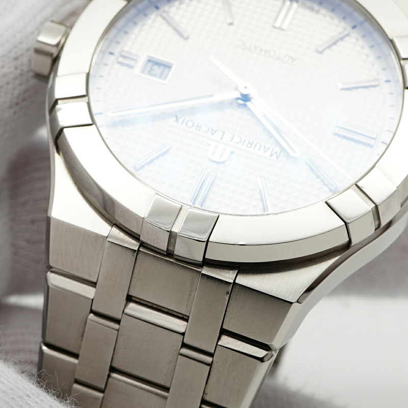 Maurice Lacroix Aikon AI6008-SS002-130-1 銀色錶盤男士腕錶-6