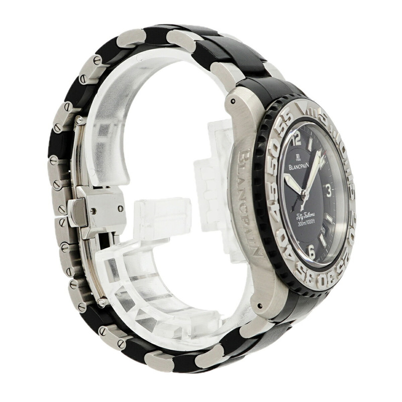 寶珀五十噚系列 2200-6530-66 黑色錶盤男士腕錶-2