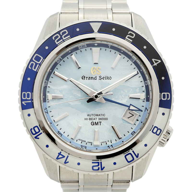 精工 Grand SBGJ275 藍色錶盤男士腕錶-0