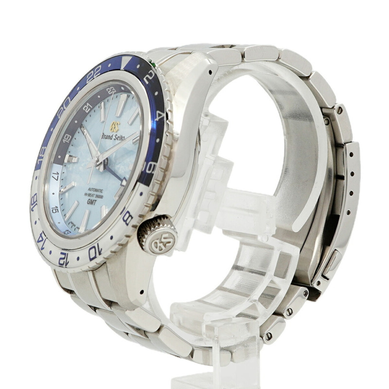 精工 Grand SBGJ275 藍色錶盤男士腕錶-1