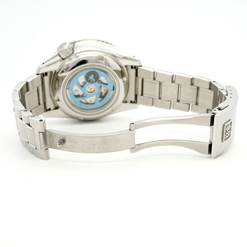 精工 Grand SBGJ275 藍色錶盤男士腕錶-3