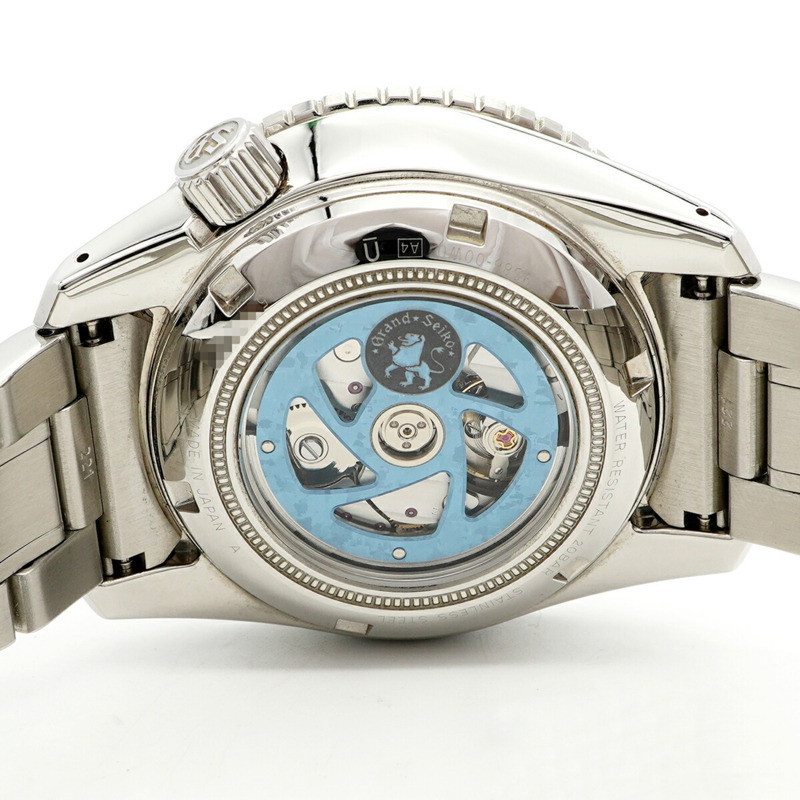 精工 Grand SBGJ275 藍色錶盤男士腕錶-4