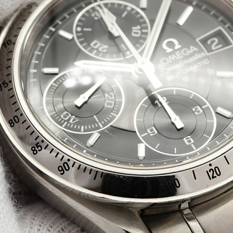 歐米茄超霸系列3513.50黑色錶盤男士腕錶-6