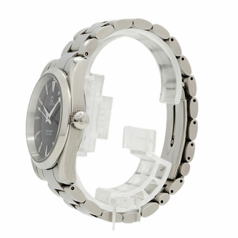 歐米茄海馬系列 2518.50 黑色錶盤男士腕錶-1