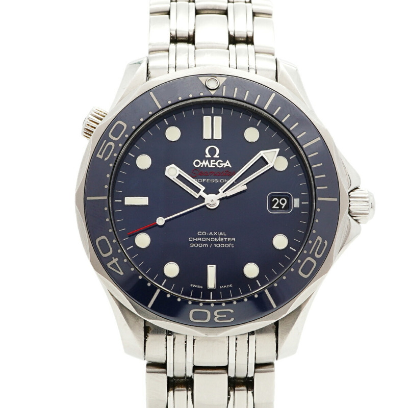 歐米茄海馬系列 212.30.41.20.03.001 海軍藍錶盤男士腕錶-0