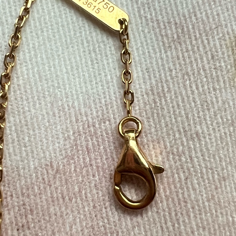 Vca梵克雅寶兩釐米紅花限量項鏈-1