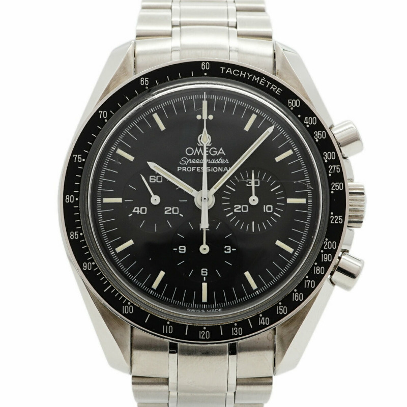 歐米茄超霸系列3570.50黑色錶盤男士腕錶-0