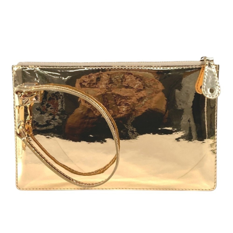 路易威登 M95278 Monogram Miroir Pochette Plat 手提包/肩背包/手拿包 2-Way 皮革 男女 金色-1