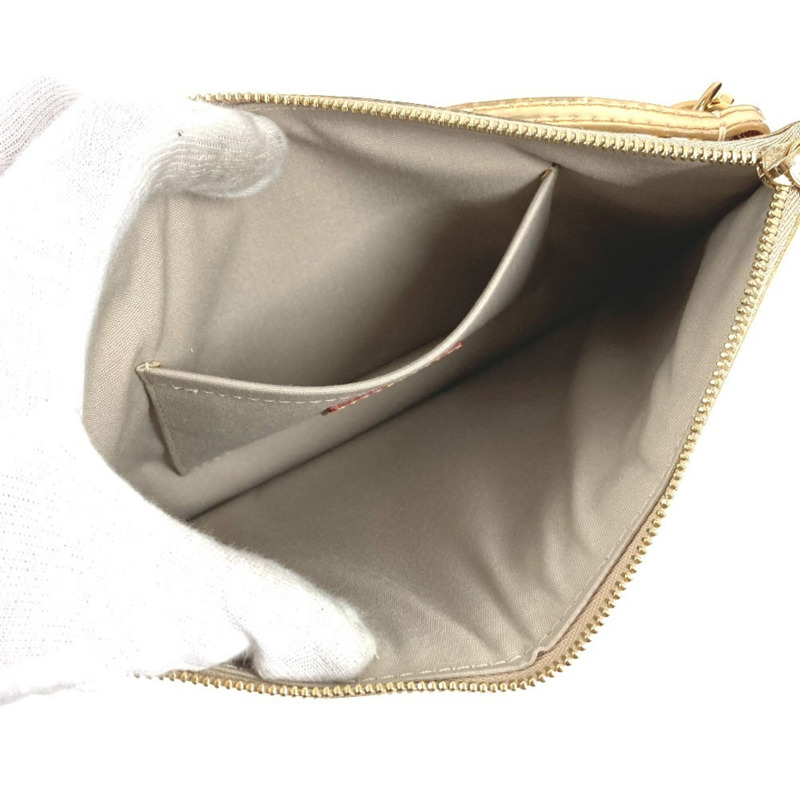 路易威登 M95278 Monogram Miroir Pochette Plat 手提包/肩背包/手拿包 2-Way 皮革 男女 金色-2