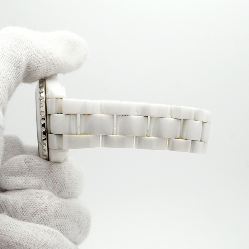 香奈兒 J12 H5705 白色錶盤男士腕錶-5