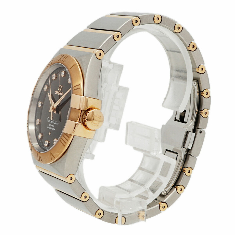 歐米茄星座系列 123.20.38.21.63.001 棕色錶盤男士腕錶-1