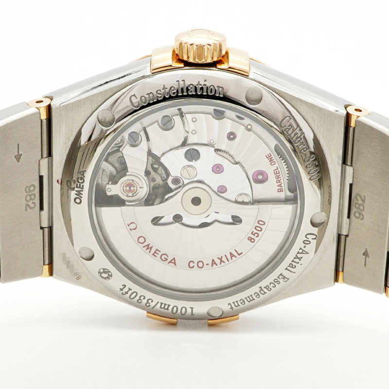 歐米茄星座系列 123.20.38.21.63.001 棕色錶盤男士腕錶-4