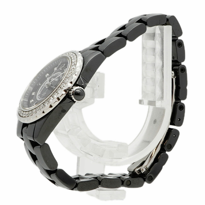 香奈兒 J12 H2571 黑色錶盤小姐腕錶-1